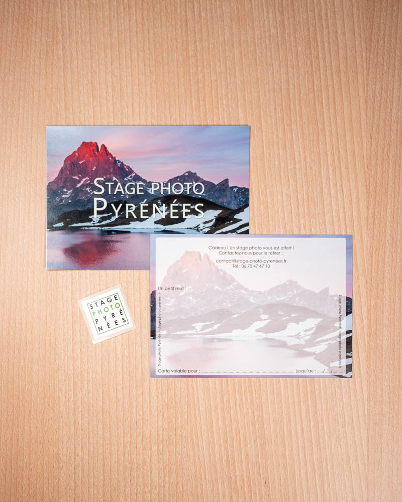 Stage photo à offrir - Bon Cadeau