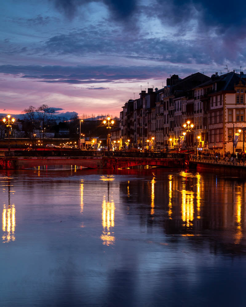 Stage photo de nuit à Bayonne – Longue exposition et lumières